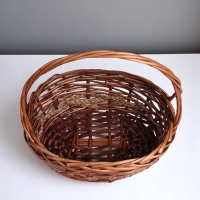 Набор корзин плетёных, овальные 3 шт. L: 36&times;29 см, Н 13 см, Н с ручкой 37 см.M: 30&times;24/ 11H/ 30THS: 25&times;19/ 9H