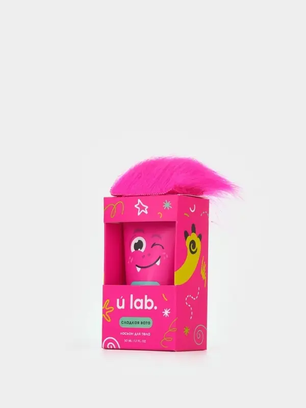 Лосьон для тела детский &laquo;Монстрики&raquo;, аромат сладкая вата, ULAB