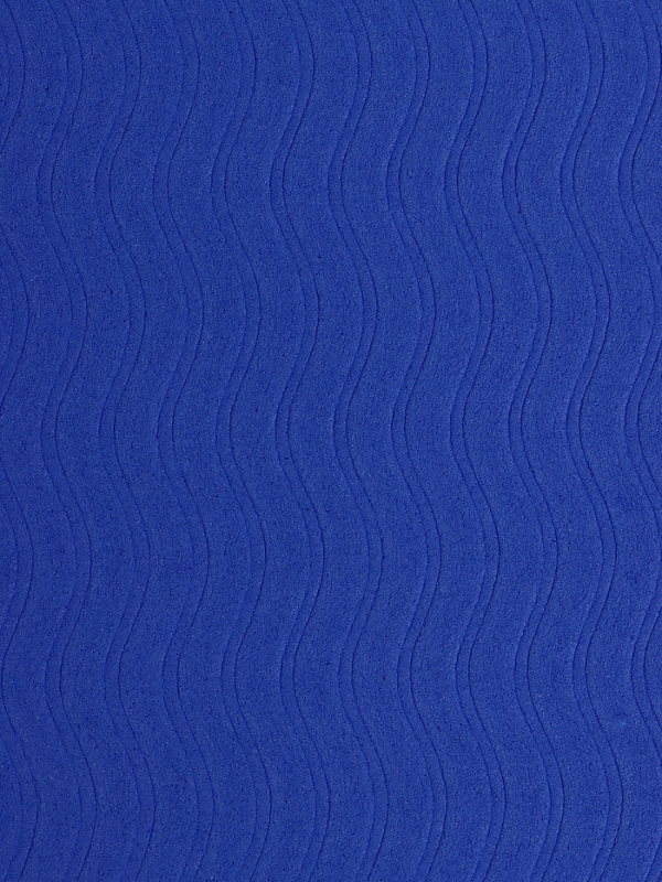 Коврик для фитнеса и йоги ONLYTOP, 183x61x 0,8 см, цвет черный/ультрамариновый