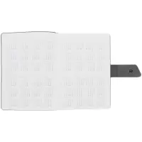 Ежедневник Boom, недатированный, черный с серым