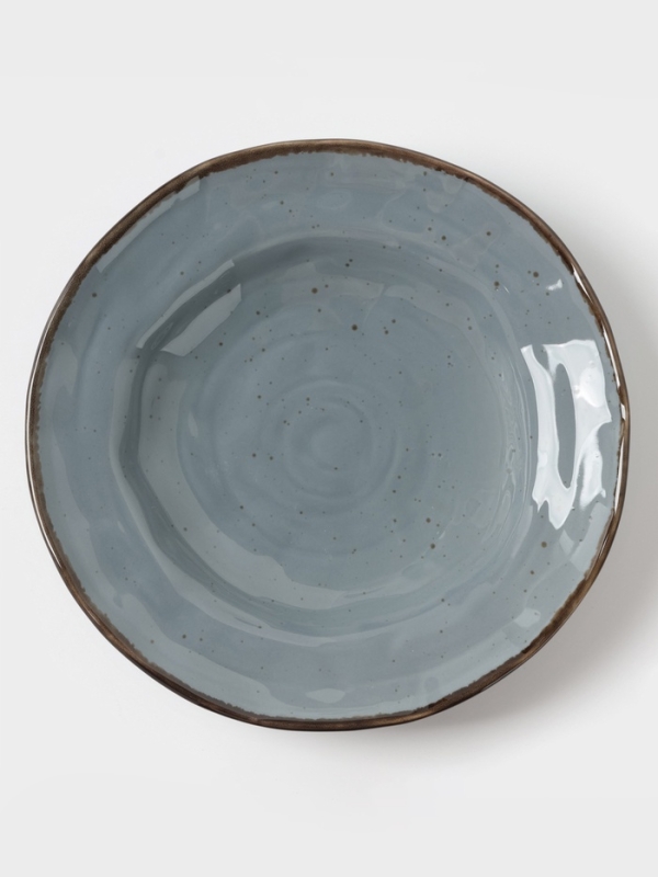 Тарелка глубокая Magistro "Alpine Frost" 23см 23х22,7х5 цвет синий