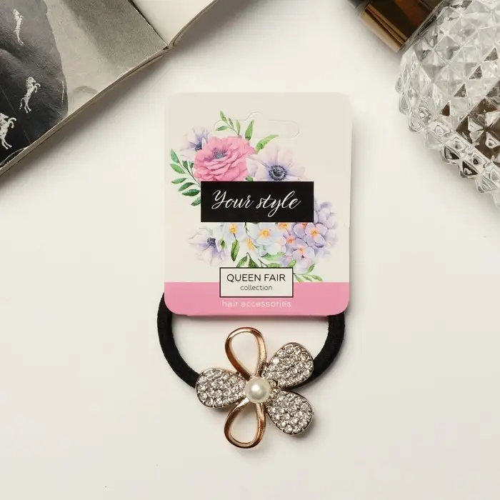 Резинка для волос &laquo;Текуса&raquo;, цветок, 4.5 см