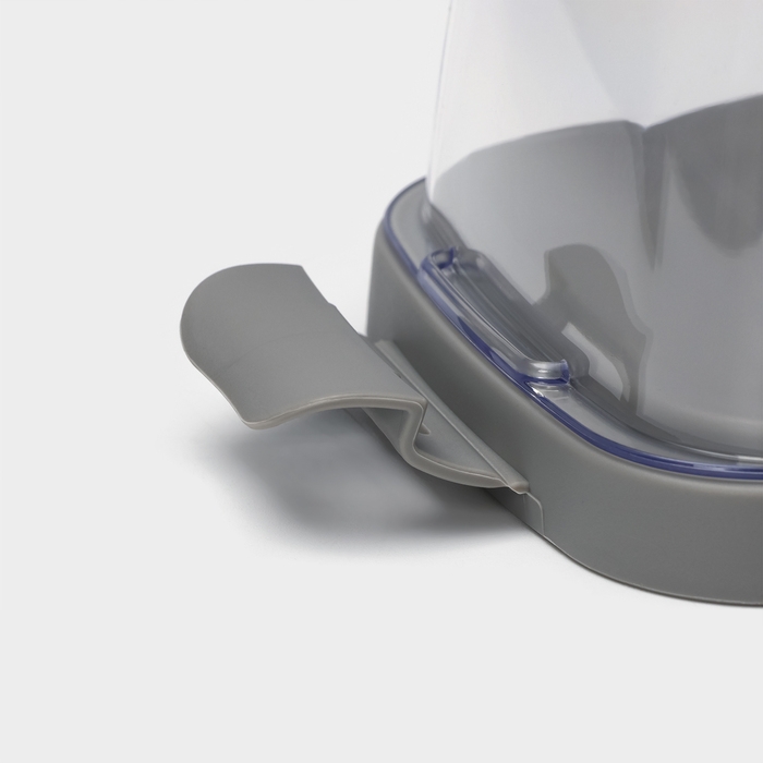 Маслёнка пластиковая &laquo;Летиция&raquo;, 16.5&times;10 см, цвет пыльно-серый