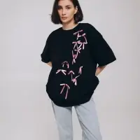 Брошь &laquo;Бантик&raquo;, розовая в серебре