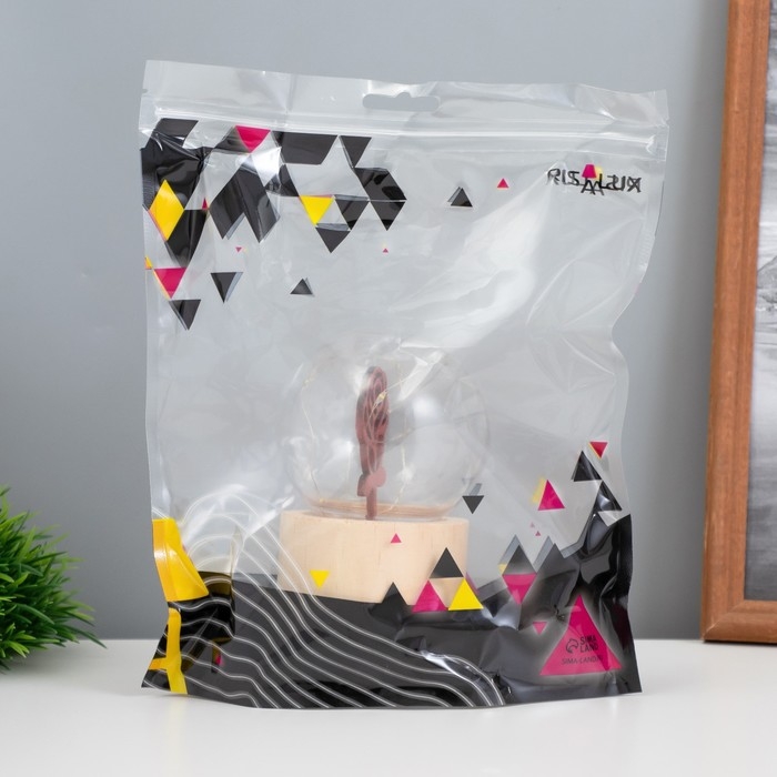 Ночник &laquo;Шар-роза&raquo; LED 3хAG10 шар 8см 6,5х6,5х11,5см