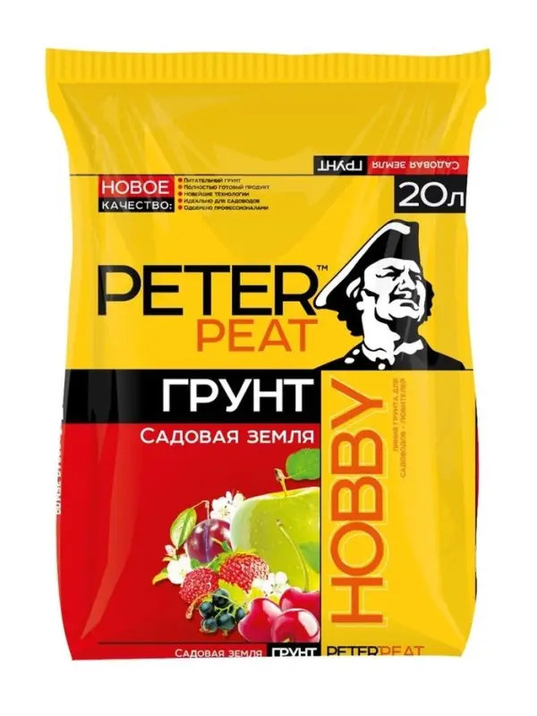 Грунт Садовая Земля "PETER PEAT", линия Хобби, 20 л