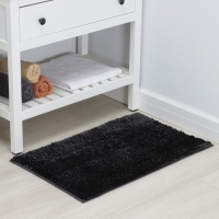 Коврик для дома LaDо́m, букли, плотность 1400 г, 50&times;80 см, цвет графитовый