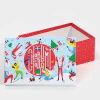 Набор подарочных коробок 5 в 1 &laquo;Волшебных моментов&raquo;, 32,5 х 20 х 12,5 - 22 х 14 х 8,5 см, Новый год