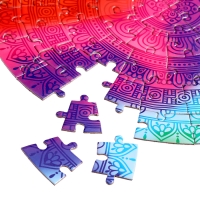 Круглый пазл в термостакане &laquo;Мандала&raquo;, 77 деталей, 350 мл