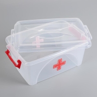 Контейнер прямоугольный &laquo;Аптечка&raquo;, 4,5 л, с ручками