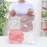 Вакуумный пакет для хранения одежды &laquo;Лаванда&raquo;, 50&times;60 см, ароматизированный, прозрачный