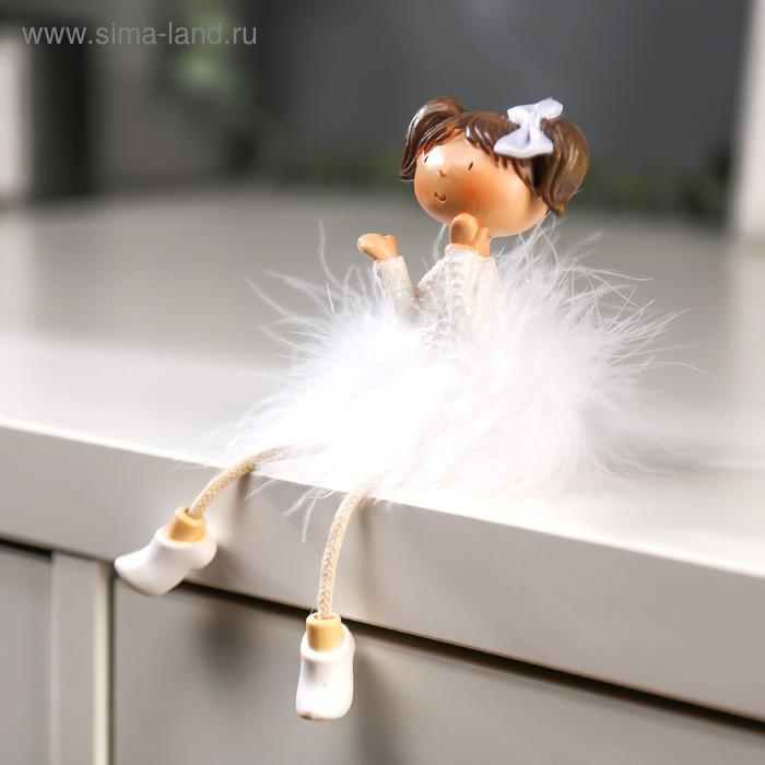 Сувенир полистоун "Малышка в пуховой юбке" МИКС 15х5х6 см