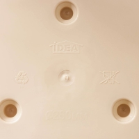 Горшок с поддоном настенный &laquo;Ливия&raquo;, 4,6 л, цвет белая глина