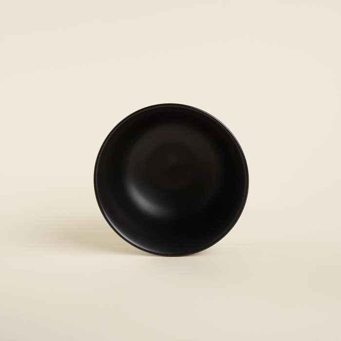 Набор салатников фарфоровых SL Home &laquo;Дарк&raquo;, 750 мл, d=15 см, цвет чёрный