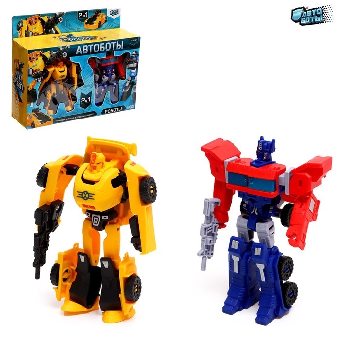 Набор роботов «Автоботы», трансформируются, 2 штуки Набор роботов «Автоботы», трансформируются, 2 штуки