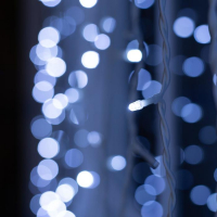 Гирлянда &laquo;Занавес&raquo; 2 &times; 6 м, IP44, УМС, белая нить, 1440 LED, свечение белое, 220 В