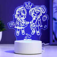 Светильник "Подружки" LED RGB от сети RISALUX