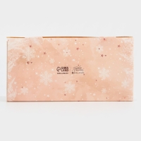 Коробка для капкейка &laquo;Зимние цветы&raquo;, 8 х 16 х 11.5 см, Новый год