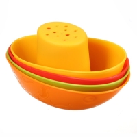 Набор игрушек для ванны &laquo;Лодочки яркие&raquo;, стаканчики, 4 шт, Крошка Я