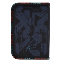 Пенал 1 секция, 133 х 200 х 35 мм, текстильный, Феникс "Кибер" 65675