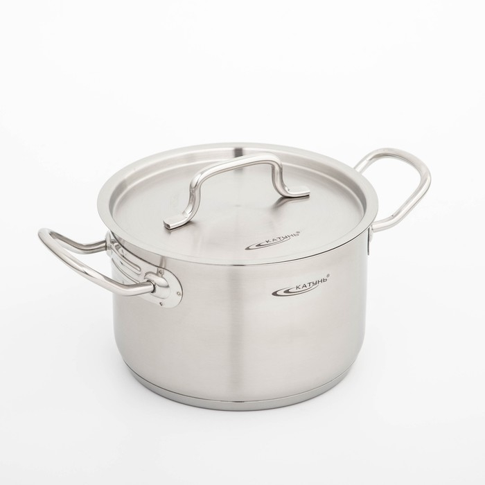 Кастрюля &laquo;Общепит&raquo;, 3 л, d=18 см, h=12 см, капсульное дно, индукция