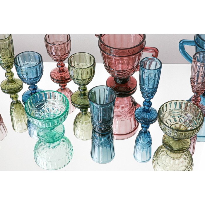 Стакан стеклянный Magistro &laquo;Ла-Манш&raquo;, 220 мл, цвет синий