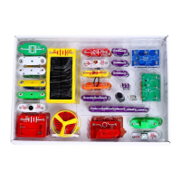 Конструктор электронный &laquo;Эврики&raquo;, 357 схем, 38 элементов, работает от батареек