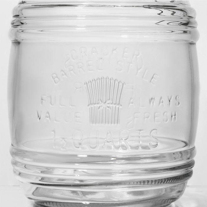 Банка стеклянная для хранения сыпучих продуктов Доляна &laquo;Уют&raquo;, 2,1 л, 12&times;19 см, с бугельным замком