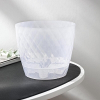 Горшок для цветов с прикорневым поливом &laquo;Румба&raquo;, 1 л, цвет прозрачный