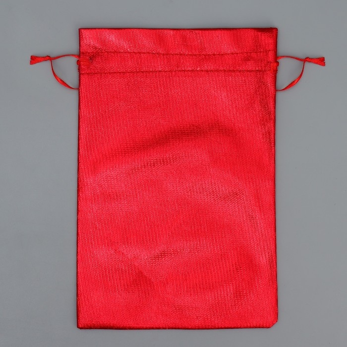 Мешочек подарочный парча &laquo;С Новым Счастьем&raquo;, 16 х 24 см +/- 1.5 см, Новый год