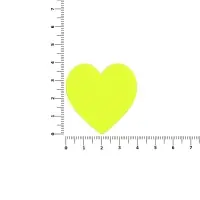 Наклейка тканевая Lunga Сor, M, желтый неон