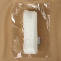 Кружево на сетке, 40 мм &times; 11 &plusmn; 1 м, цвет айвори