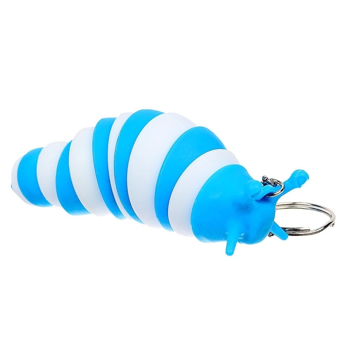 Игрушка антистресс гусеница &laquo;Чик-чирик&raquo;, цвета МИКС, брелок, в шоубоксе