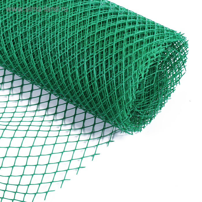 Сетка садовая, 2 &times; 20 м, ячейка 25 &times; 25 мм, пластиковая, зелёная, Greengo