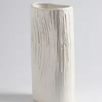 Ваза &laquo;Кристилис&raquo;, 24.5&times;12 см, керамика, белая