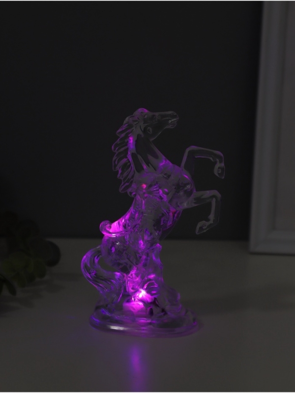 Ночник свеча "Конь" LED RGB 3xAG13 5х8х15см