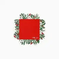 Коробка для кондитерских изделий с пластиковой крышкой &laquo;С Новым годом!&raquo;, 10.5 х 10.5 х 3 см