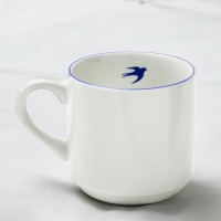 Кружка белая керамическая &laquo;Ласточка&raquo;, 300 мл
