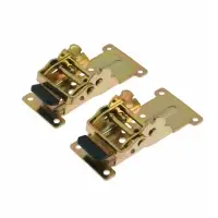 Кронштейн складной ТУНДРА ks001, 70&times;70 мм, желтый цинк, набор 2 шт.