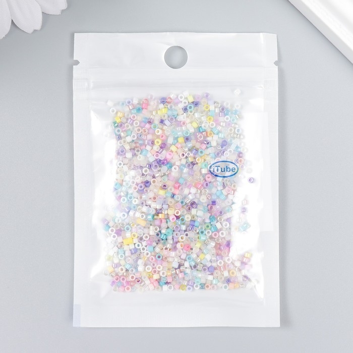 Бисер стекло 12/0 "Перламутр. Пастельное ассорти" 10 гр