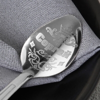 Ложка именная &laquo;Сергей&raquo;, на открытке, 3 х 14 см.