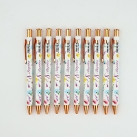 Ручка шариковая синяя паста, пластиковый корпус &laquo;С 8 марта сирень&raquo;