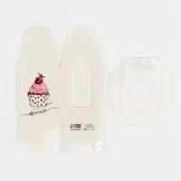 Коробка для капкейков, кондитерская упаковка, 1 ячейка &laquo;Тебе&raquo;, 9 х 9 х 11 см