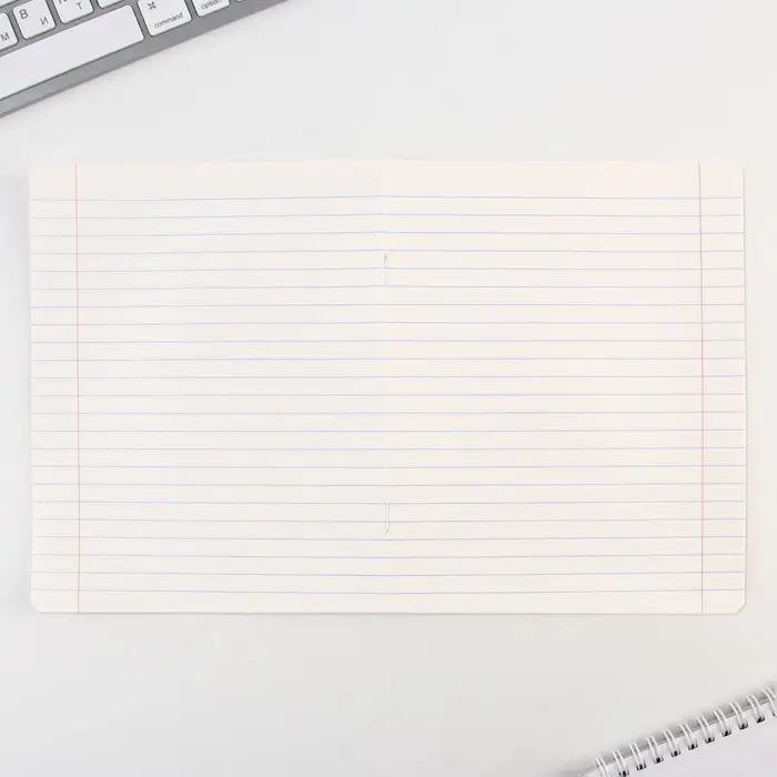 Тетрадь в линейку 12 листов А5, на скрепке &laquo;Градиент&raquo;, 5 видов, белизна 96%, МИКС