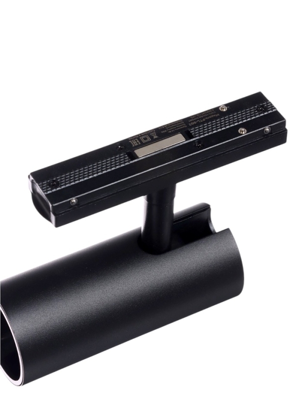 Трековый светильник, серия "Flat" FTL-007, 10Вт, 48В, 3000К, IP20, черный