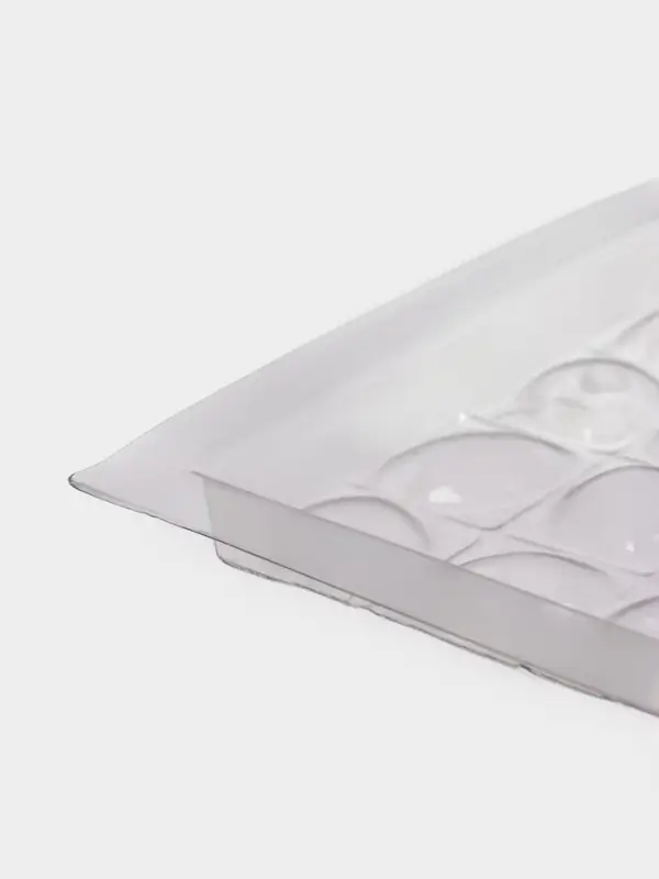 Форма для шоколада &laquo;Лепестки&raquo;, пластик, 20.5&times;10&times;1 см, прозрачная