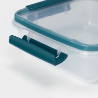 Контейнер пищевой герметичный Butterfly, 800 мл, пластик, прозрачный, крышка МИКС