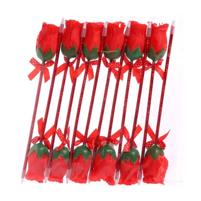 Ручка - прикол шариковая Calligrata &laquo;Роза&raquo;, синие чернила, МИКС