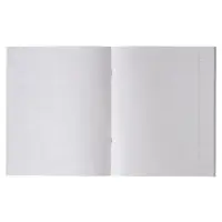 Тетрадь 48 листов в клетку Calligrata &laquo;Листья&raquo;, обложка мелованная бумага, серые листы, МИКС