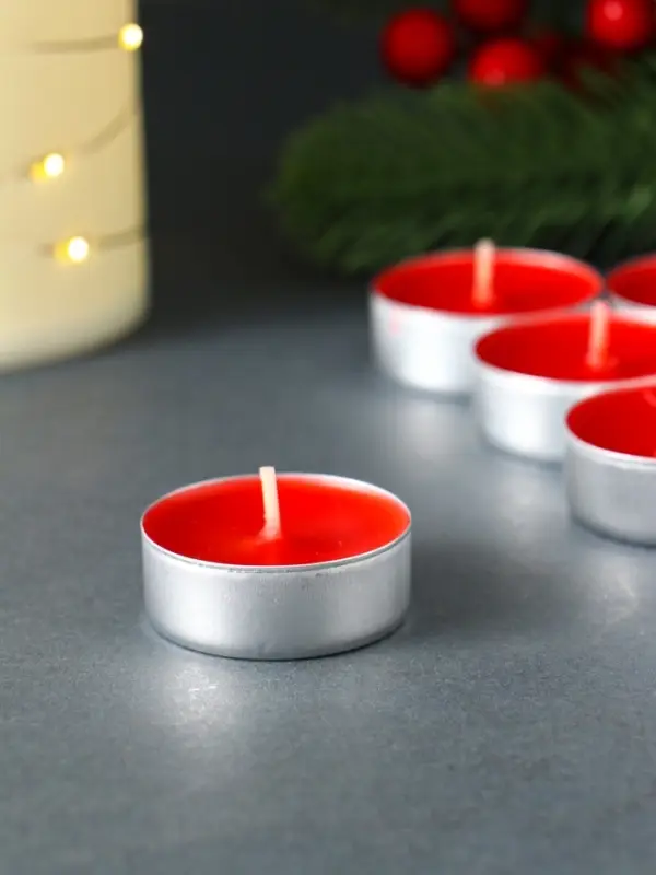 Набор чайных свечей ароматических "Глинтвейн&гранат" 9 штук